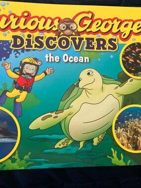 Curious George Discovers the Ocean, Children's Book Soft Cover
